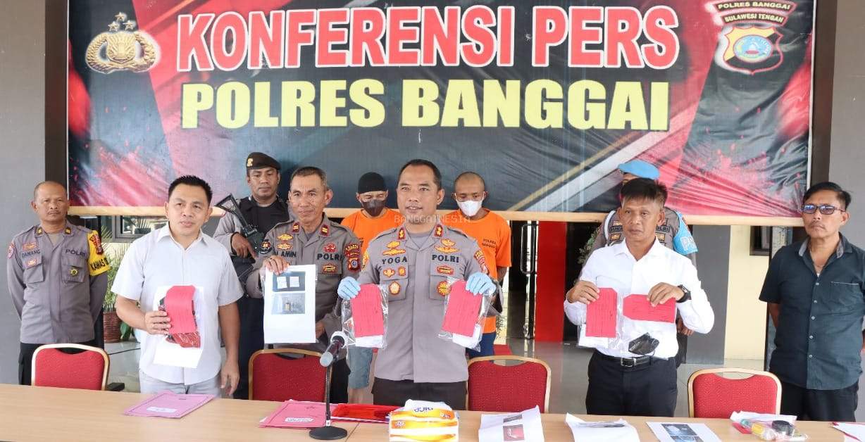 Polres Banggai Gelar Press Release, Ungkap Kasus Narkoba Dan Lakalantas