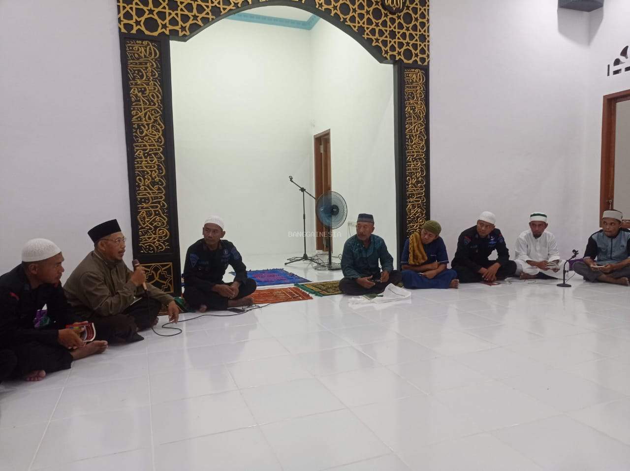 Tingkatkan Kualitas Rohani, Pengajian Rutin Bagi Anggota Kompi 2 Brimob Luwuk 