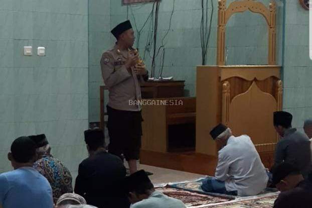 Safari Kamtibmas, Ini Pesan Bhabinkamtibmas Polsek Lamala