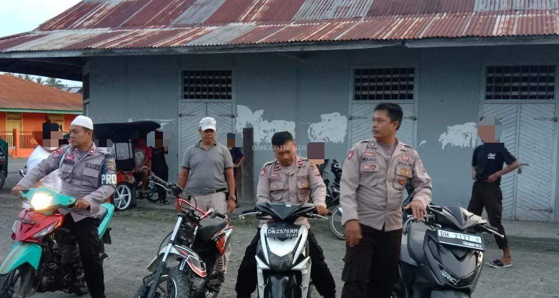 Patroli Subuh, Polsek Bunta Amankan Motor Pakai Knalpot Racing