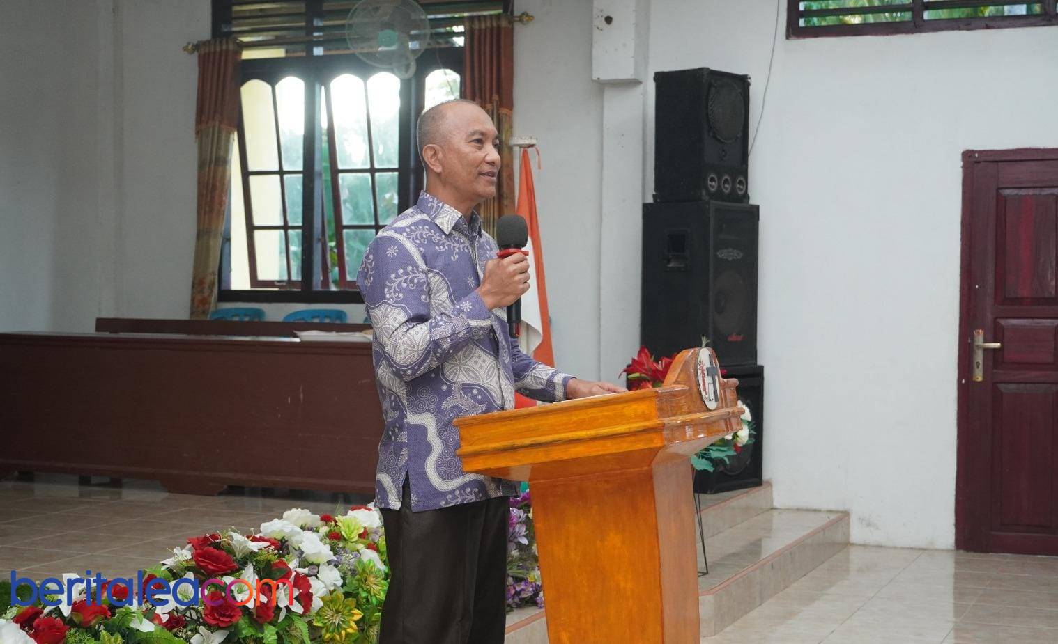 HUT ke-57 GKST Klasis Ampana, Pemkab Touna Beri Apresiasi Tinggi pada Peran Ayah