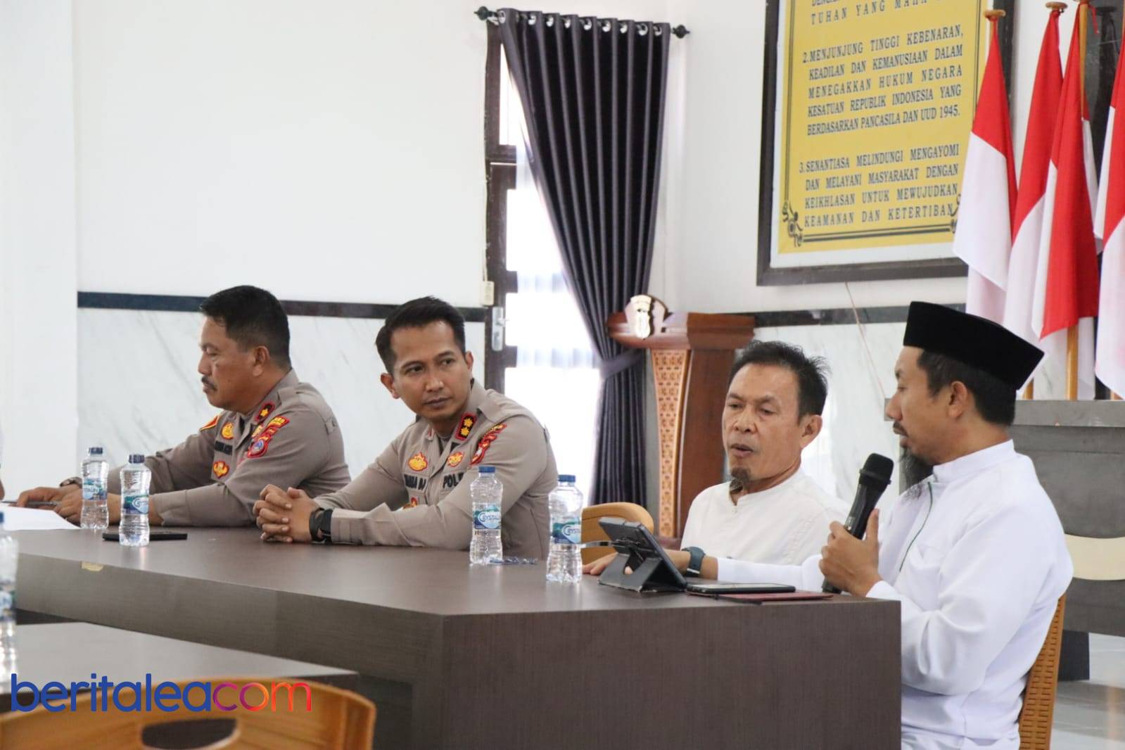 Dari Narkoba hingga Sabung Ayam dan LGBT , Aliansi Muslim Touna Bawa Enam Rekomendasi ke Polisi