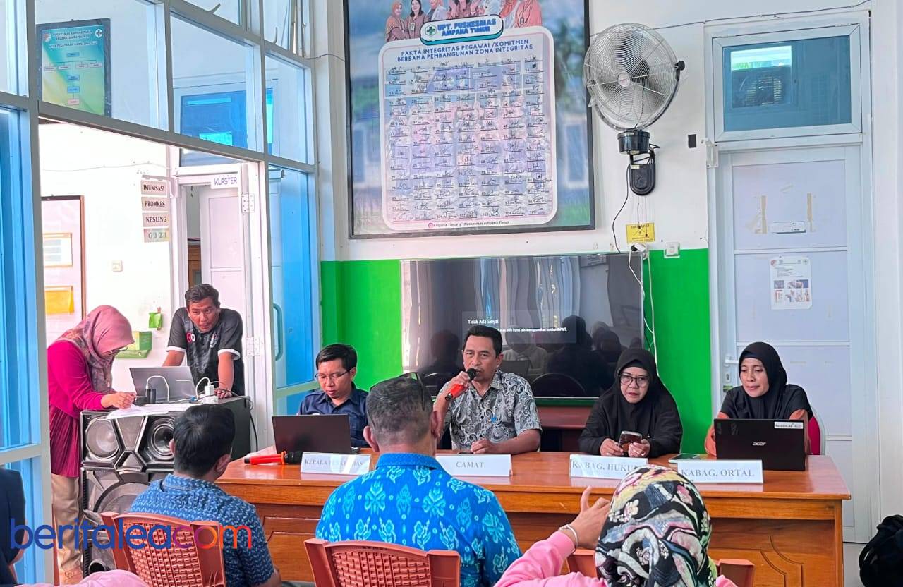 Aspirasi Warga Jadi Dasar Pembenahan, Puskesmas Ampana Timur Evaluasi Pelayanan