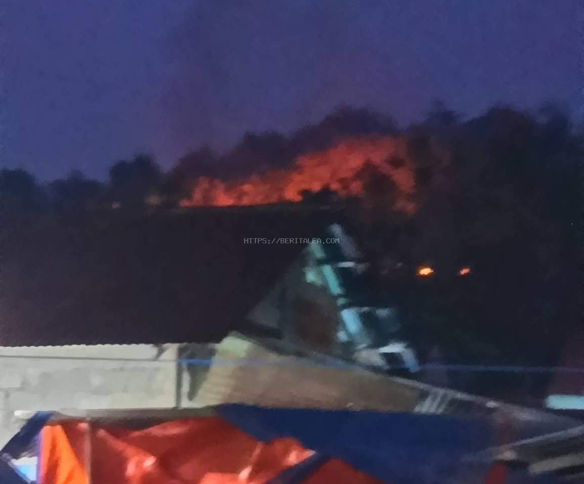 Kebakaran  Terjadi di Desa Lanto, Kota Poso